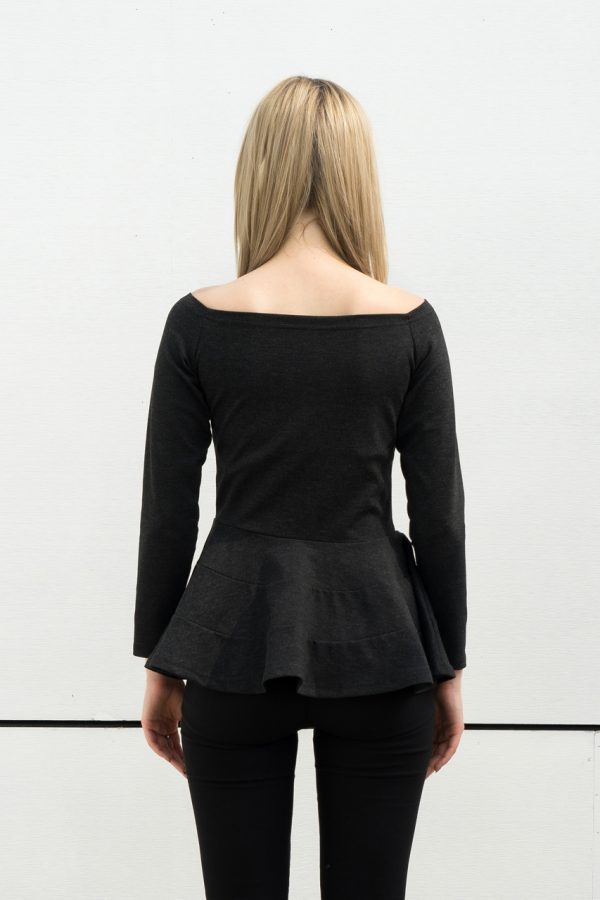 Patty Off Shoulder Top (Black)