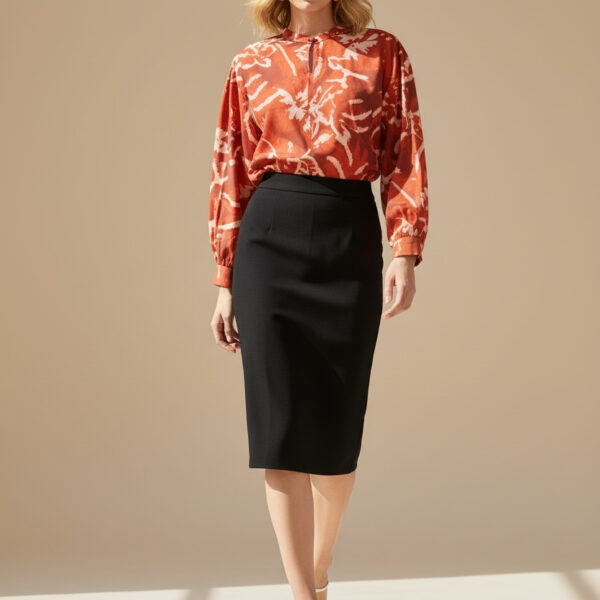 MOSSÉE - MS1494 - Allison Long Elastic Waist Skirt