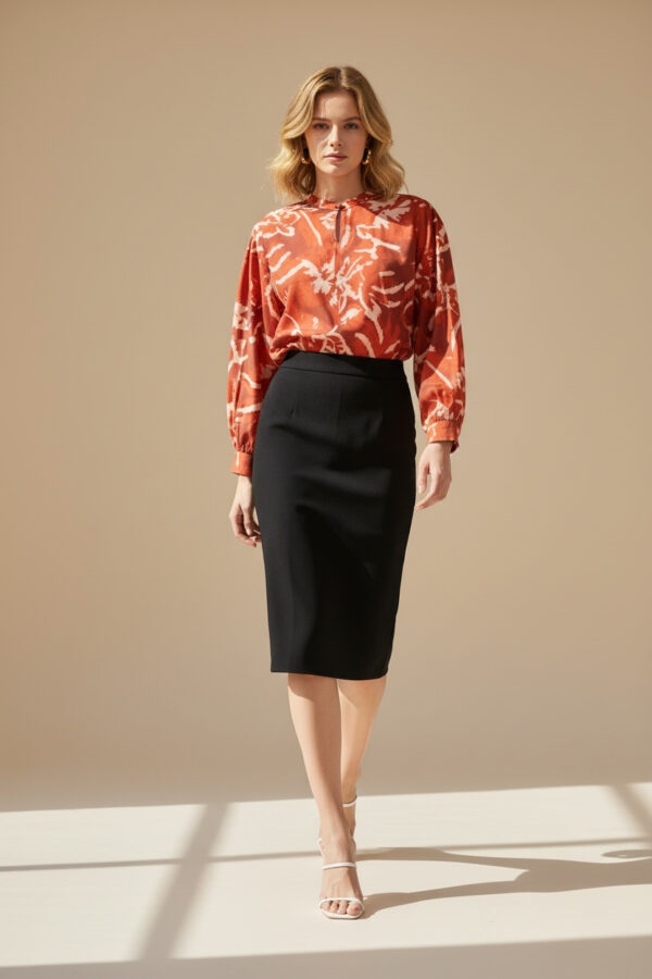 MOSSÉE - MS1494 - Allison Long Elastic Waist Skirt