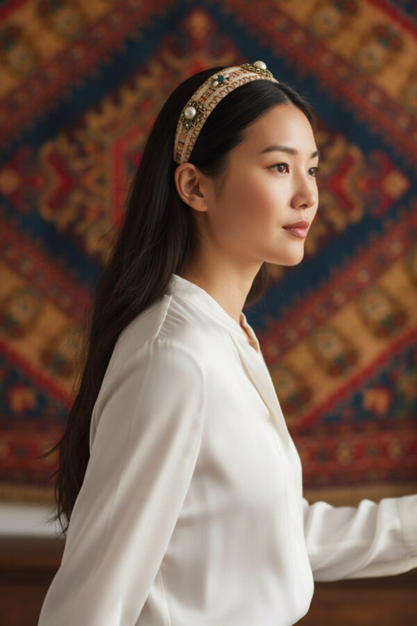 MOSSÉE - MH2055 - Eliana Mixed Stone Ethnic Headband